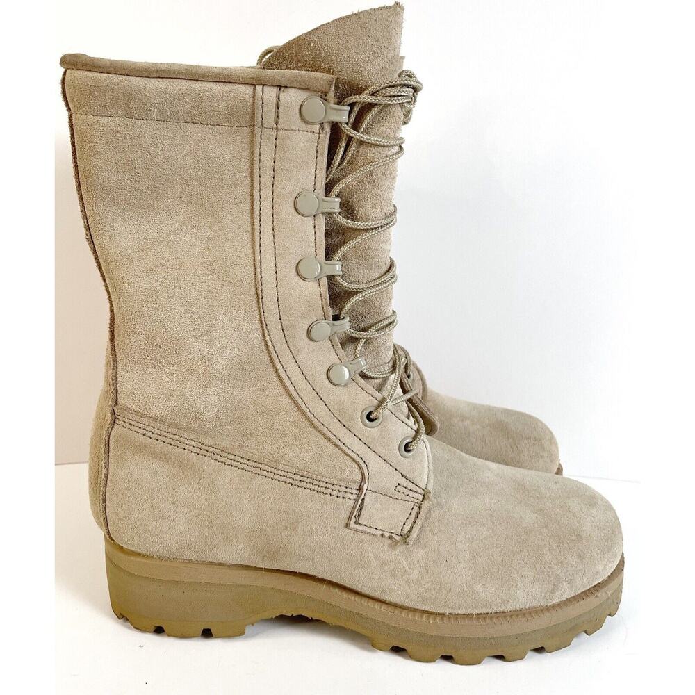 Vibram Cold Weather Boots Gore-Tex Combat Military Tan Mens Size 6W Mondopoint - Picture 1 of 9